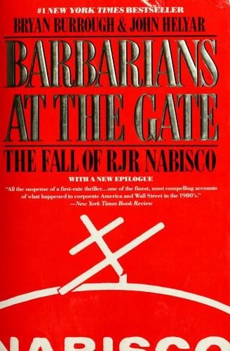 Cover of Barbarians at the Gate by Bryan Burrough