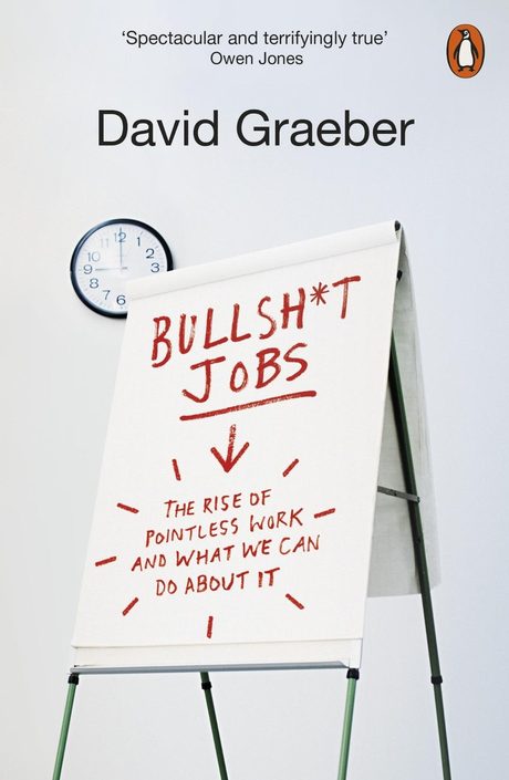 Cover of Bullshit Jobs by David Graeber