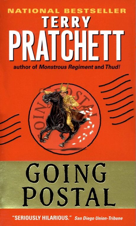 Cover of Going Postal by Terry Pratchett