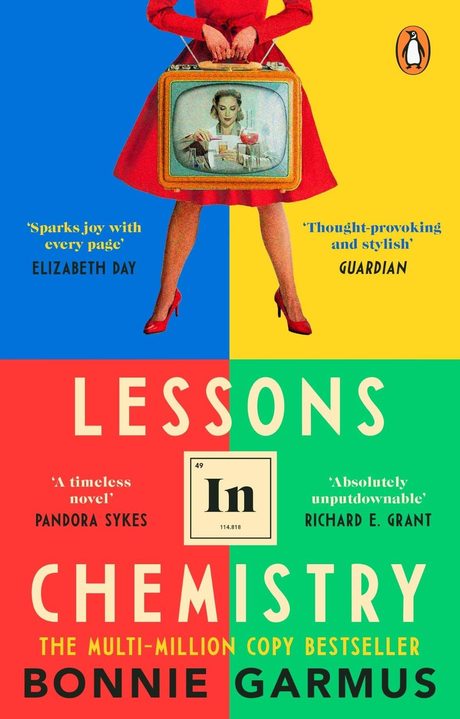 Cover of Lessons in Chemistry by Bonnie Garmus
