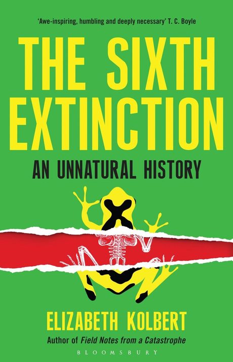Cover of The Sixth Extinction by Elizabeth Kolbert