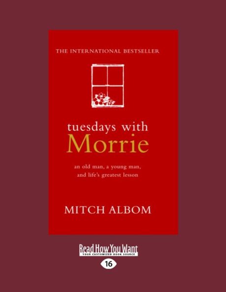 Cover of Tuesdays with Morrie by Mitch Albom